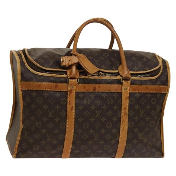 LOUIS VUITTON Monogram Sac Shan 55 Pet Carry M42021 LV Auth 138133 - Picture 1 of 16